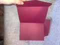Free Burgundy Wedding Cards w/ pocket
