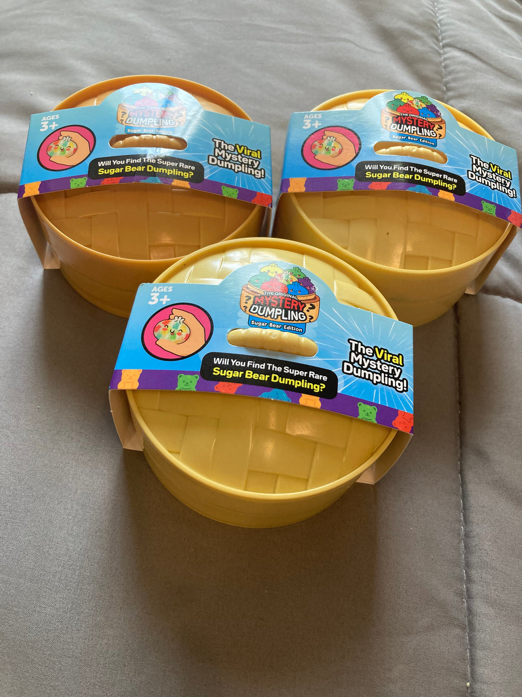 Free THREE Dumpling Squishy