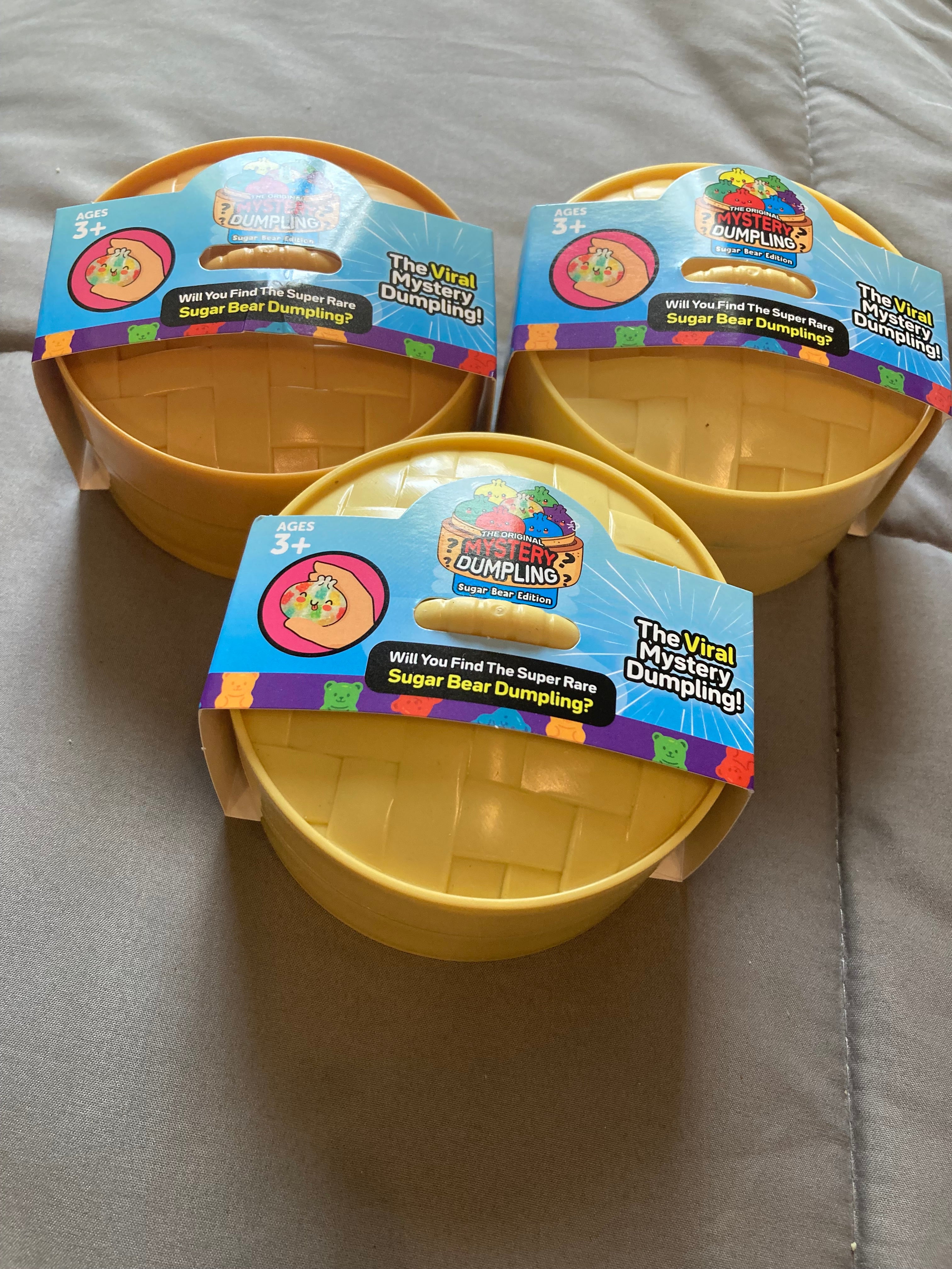 Free THREE Dumpling Squishy